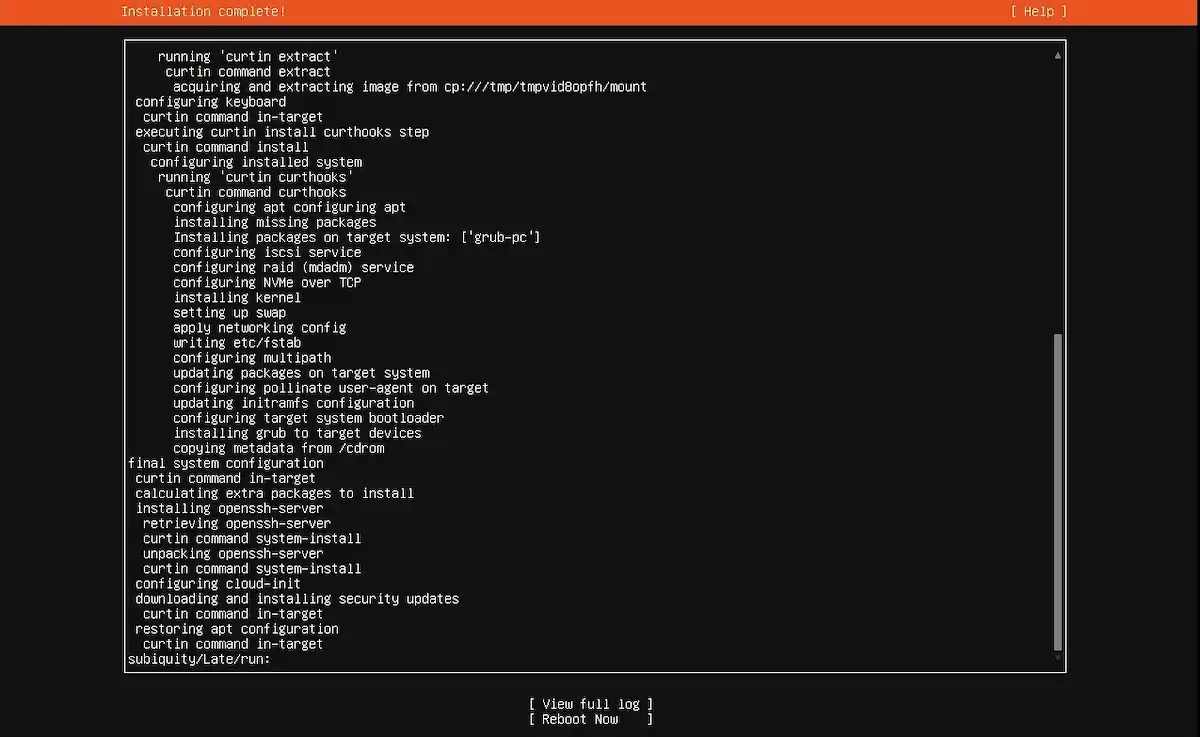 Serçe Bilişim Ubuntu Server kurulum rehberi; 